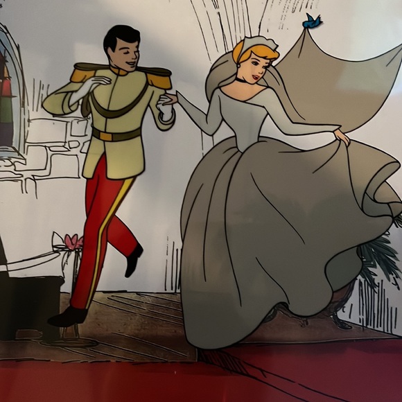 New Walt Disney 1950 limited edition serigraph Cinderella. 1 of only 9,500 made - Picture 2 of 3